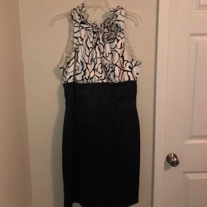 Black and white dress
